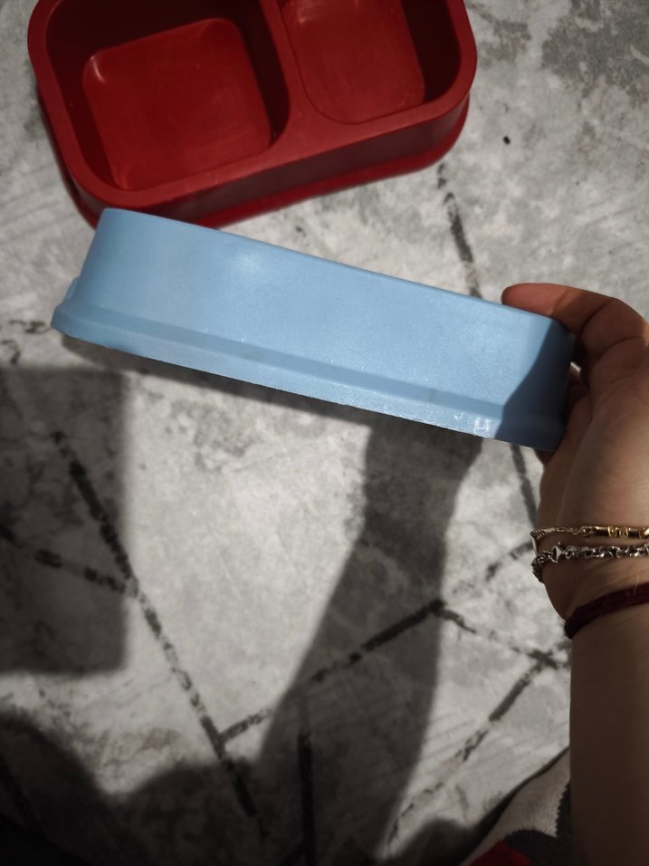 Çok Renkli kedi köpek Mama Kabı - Görsel 3