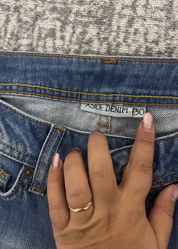 LC Waikiki Kadın Mavi Kısa Denim Şort