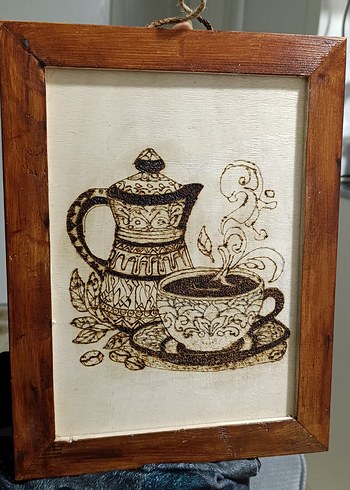 Kahverengi Çerçeveli Hat Sanatı Tablosu - Görsel 3