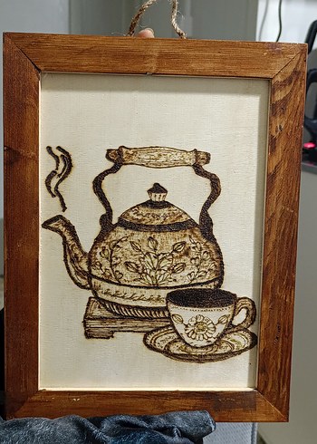 Kahverengi Çerçeveli Hat Sanatı Tablosu - Görsel 2