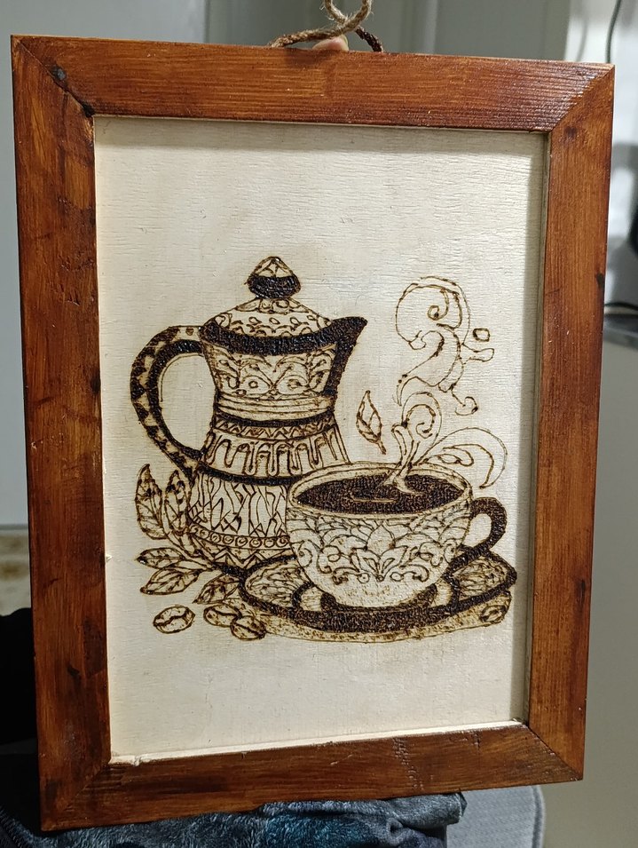 Kahverengi Çerçeveli Hat Sanatı Tablosu - Görsel 3