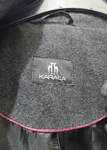 Gri Düğmeli Erkek Kaşe Kaban - Görsel 5