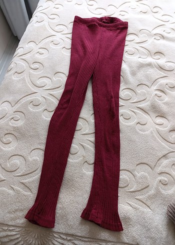 Bordo Düğmeli Hamile Triko Kazak - Görsel 3