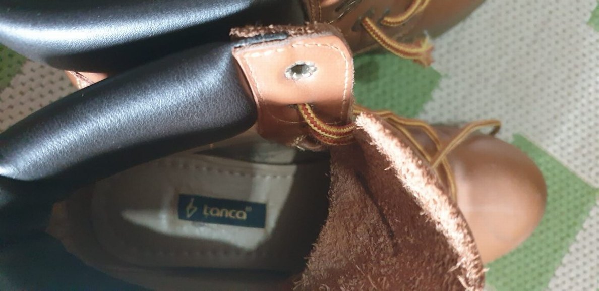 Kahverengi Deri Kadın Günlük Bot - Görsel 4