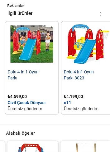 Dolu 4 in 1 oyun parkı