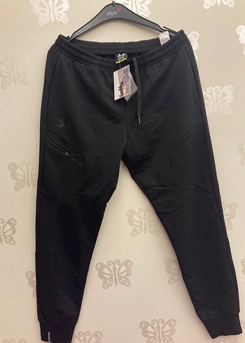 Bıson Battle Siyah fermuarlı rahat Erkek Eşofman Altı yurtdışı - Görsel 5