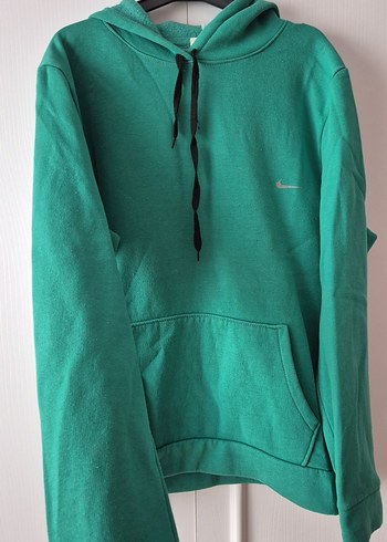 Diğer Kadın Yeşil Kapüşonlu Sweatshirt
