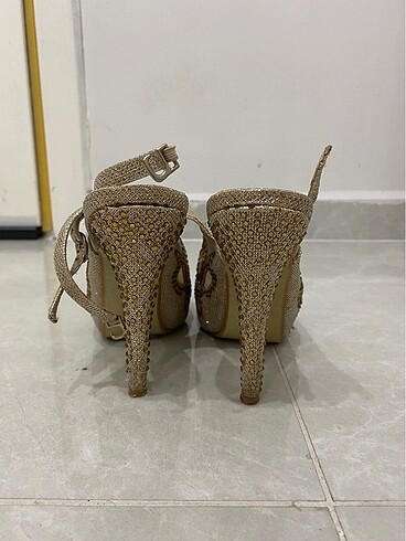 39 Beden camel Renk Topuklu ayakkabı