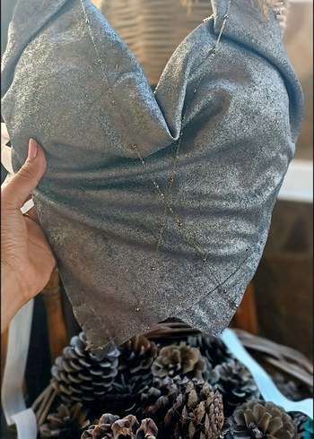 silver dondurulmuş epoksi korse