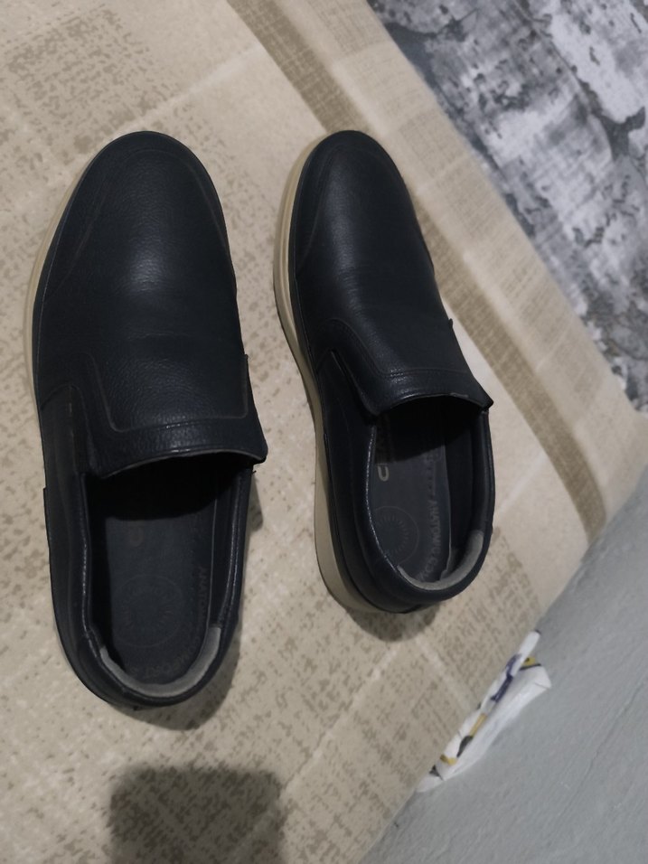 lacivert Erkek Klasik  full iç dış deri Ayakkabı - Görsel 3