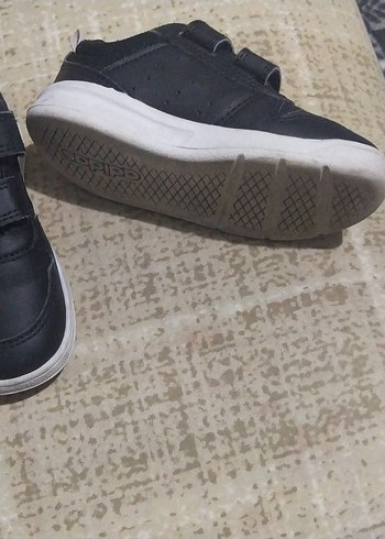 Erkek Çocuk Siyah Cırtlı Spor Ayakkabı - Görsel 2