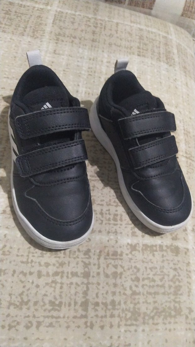 Erkek Çocuk Siyah Cırtlı Spor Ayakkabı - Görsel 3