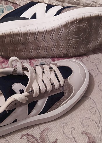 New Balance Beyaz Gri Platform Spor Ayakkabı - Görsel 3