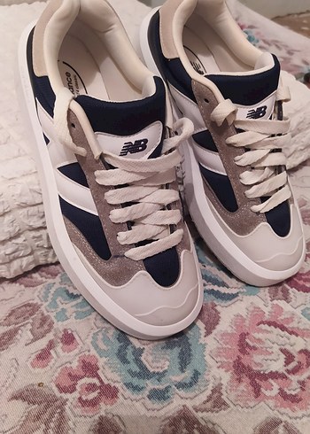 New Balance Beyaz Gri Platform Spor Ayakkabı - Görsel 7