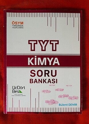 ÜçDörtBeş Yayınları TYT Kimya Soru Bankası