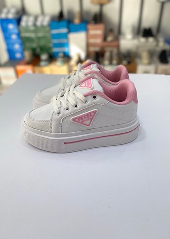 34 Beden Pembe Platform Topuklu çocuk Spor Ayakkabı