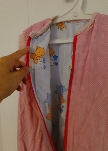 Diğer Kız Çocuk Fermuarlı Pembe Uyku Tulumu