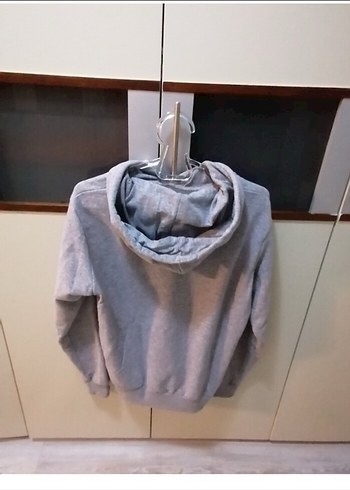 Addax Gri Kapüşonlu Kadın Sweatshirt