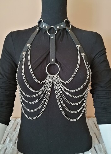 Killstar Deri Vücut Kemeri Harness