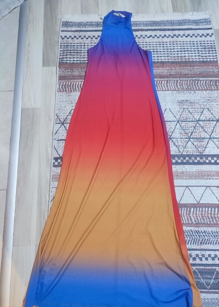 Renkli elbise  - Görsel 3