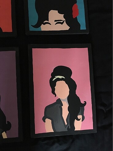  Beden çeşitli Renk Amy winehouse tablo