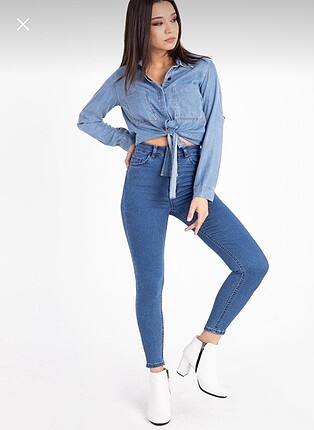 Lacivert Kot Jean 