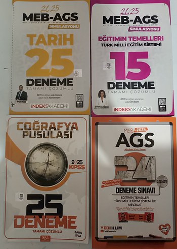 Beden KPSS/AGS 2024-2025 Konu Anlatımlı ve Deneme Kitapları