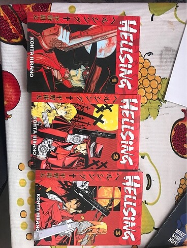 Hellsing Manga İlk 3 cilt