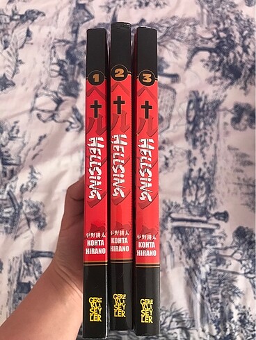  Hellsing Manga İlk 3 cilt