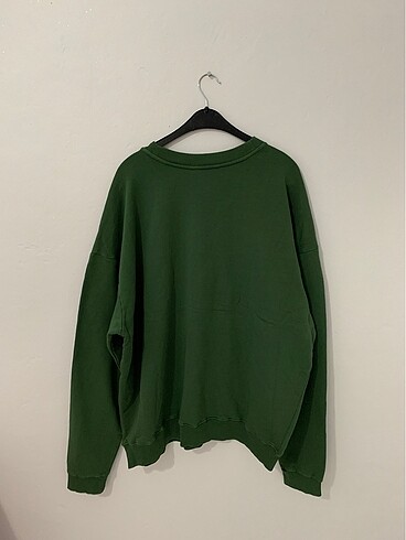 l Beden yeşil Renk Orjinal marka oversize sweatshirt