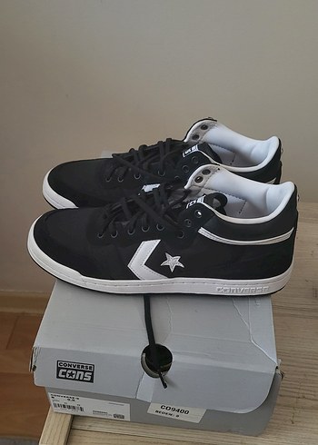 Converse erkek Siyah Yüksek Tabanlı Spor Ayakkabı - Görsel 3