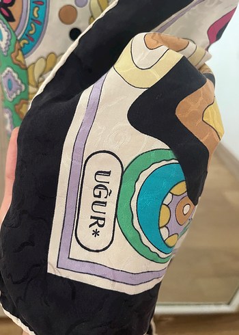 İpek Çok Renkli Bohem İpek Şal - Görsel 3