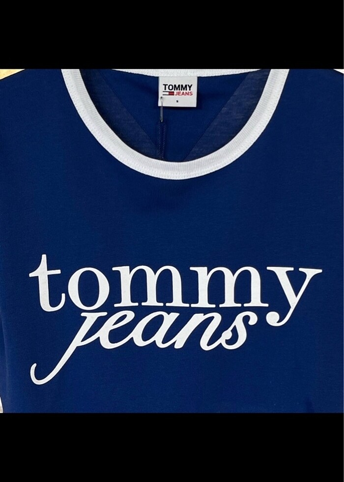 Tommy jeans lacivert tişört - Görsel 3