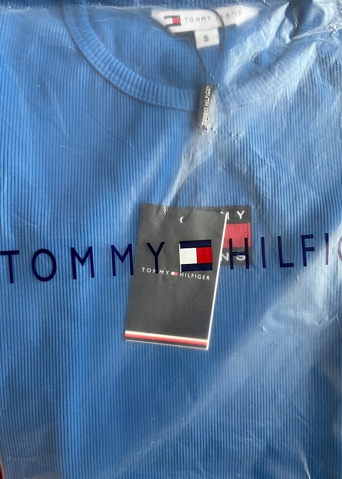 Tommy Hilfiger fitilli tişört - Görsel 2