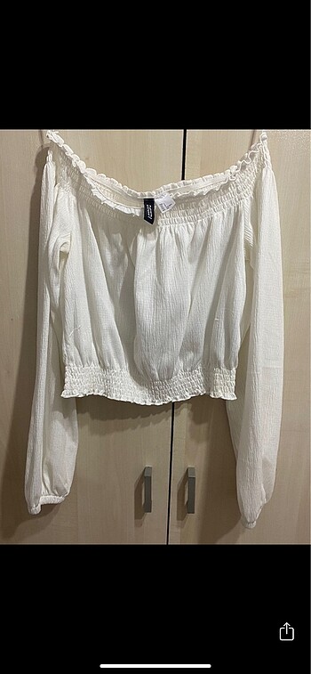 s Beden H&M omzu açık bluz