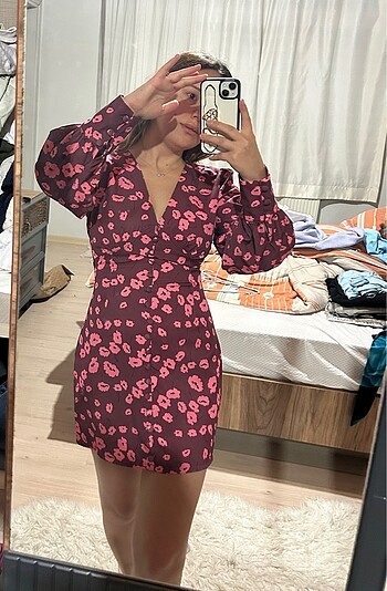 34 Beden Mini elbise