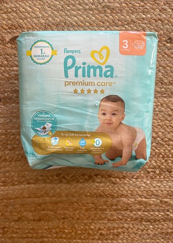 Prima Premium Care Bebek Bezi No:3, 26 Adet