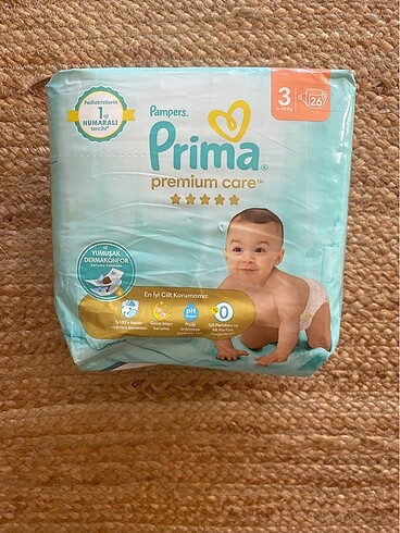 Prima Premium Care Bebek Bezi 3 Numara
