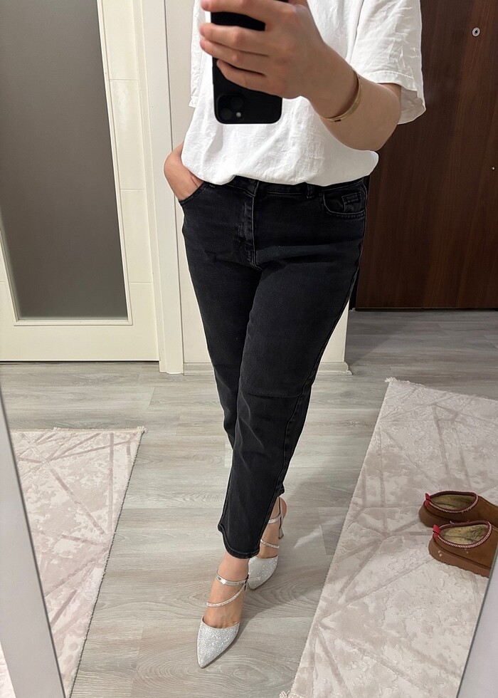 Siyah jean - Görsel 2