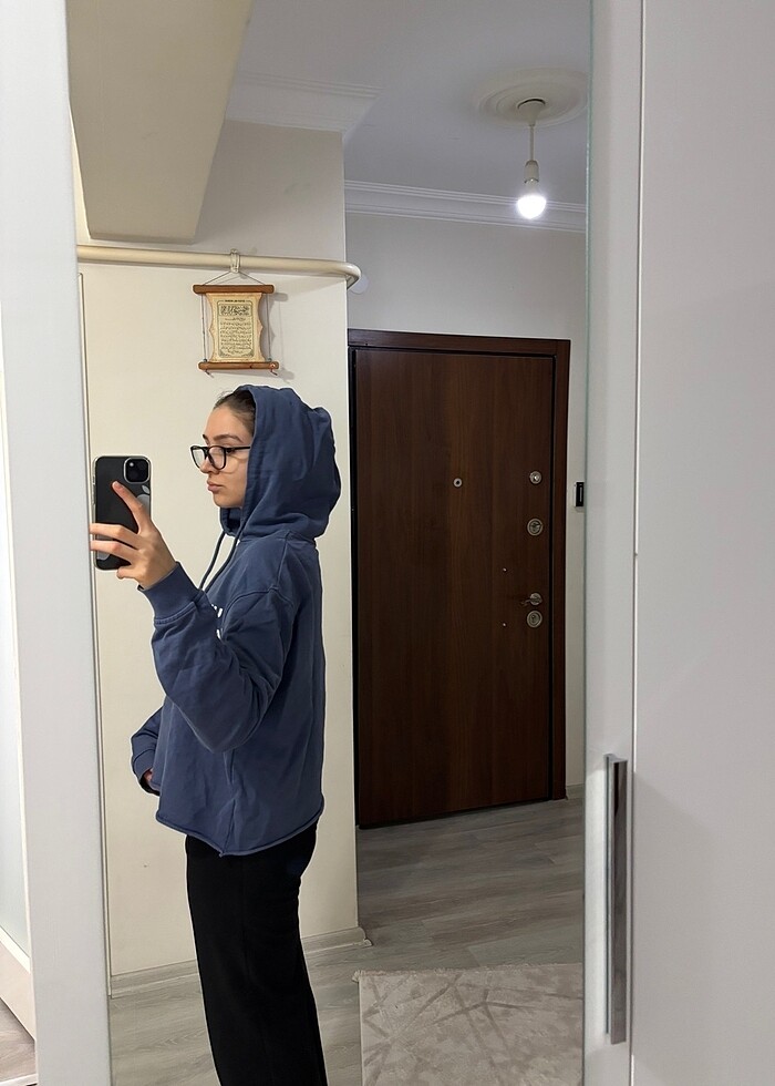 Mavi sweatshirt - Görsel 2