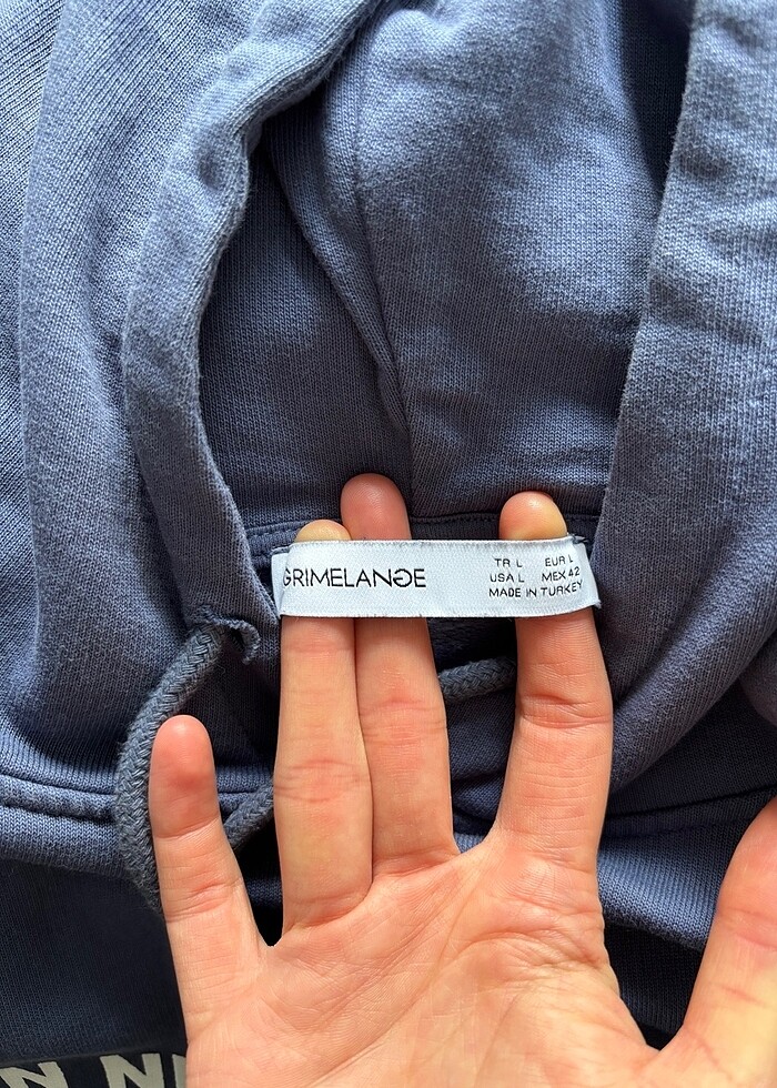 Mavi sweatshirt - Görsel 5