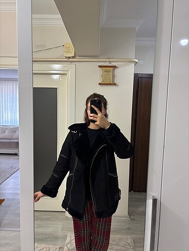 Kürklü mont - Görsel 5