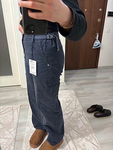40 Beden Pull and bear kargo pantolon