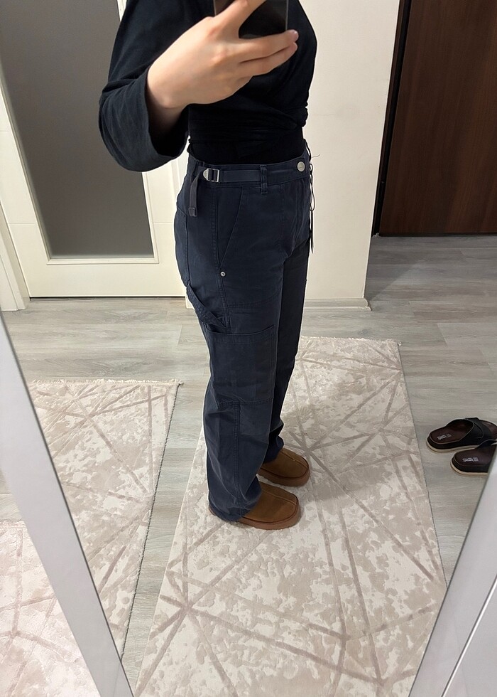 Pull and bear kargo pantolon - Görsel 2