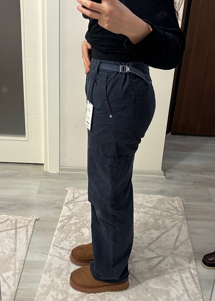 Pull and bear kargo pantolon - Görsel 5