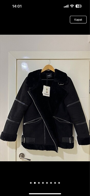 Pull and Bear Kürklü mont