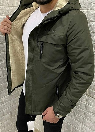 Columbia *COLUMBİA İÇİ KÜRKLÜ MONT* S-M-L-XL-XXL BEDENLER SABİT KAPŞONL