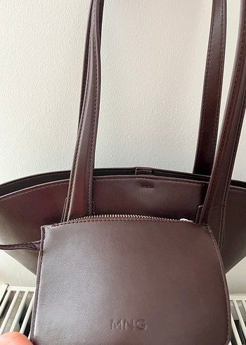 MNG Kahverengi Deri Fermuarlı shopper
 Kadın Çanta - Görsel 2
