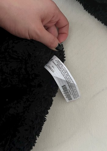 Siyah Fermuarlı Kadın Polar Ceket - Görsel 4