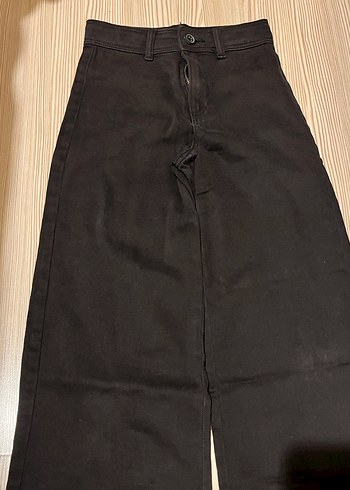 Düğmeli Siyah 8-9 yaş kız çocuk Kot Pantolon - Görsel 5